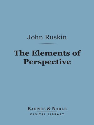 cover image of The Elements of Perspective (Barnes & Noble Digital Library)